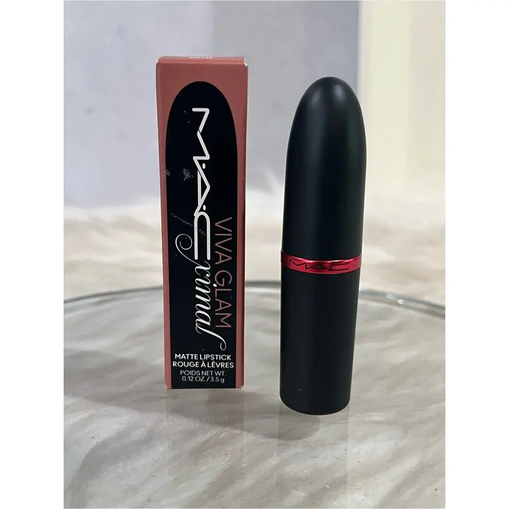 NEW MAC Cosmetics M·A·CXIMAL Matte Viva Glam Lipstick Viva Planet Pink Mauve